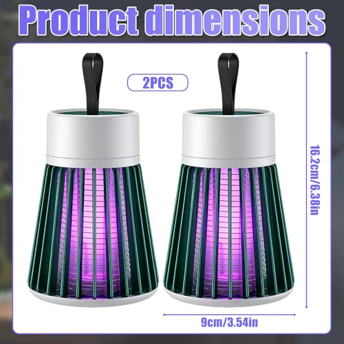 Lámparas matamosquitos eléctricas para dormitorio y jardín con recarga USB de 5W 3