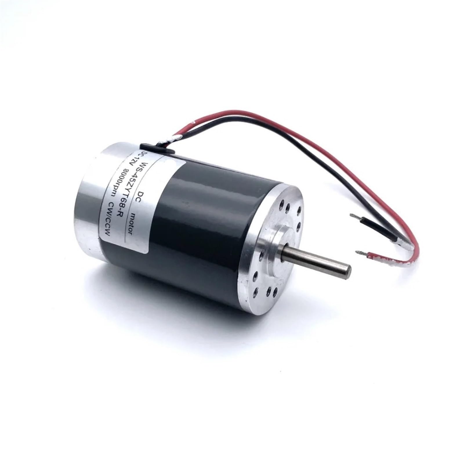 GNQUKEBWH 45MM Permanent Magnet DC Motor 12V 24V 3500-8000rpm Micro Speed Regulation CW CCW Mute(12V Motor,7000)