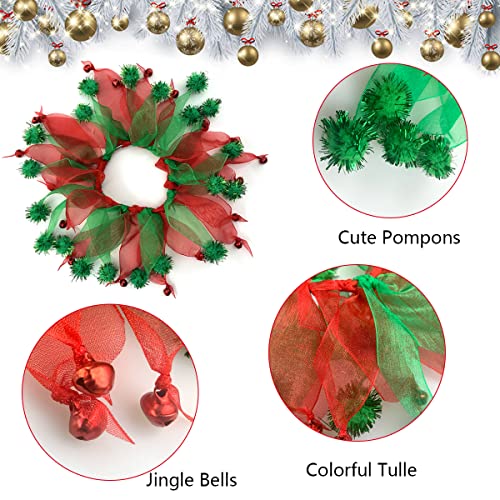 Vehomy cat christmas costume elf hat and bell collar xmas pet costume accessories for cat and puppy 2pcs 4 Vehomy cat christmas costume elf hat and bell collar xmas pet costume accessories for cat and puppy 2pcs - image 5