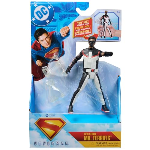 DC Comics Superman Mr Terrific Epic Strike Figure, 6-Inch - image 8