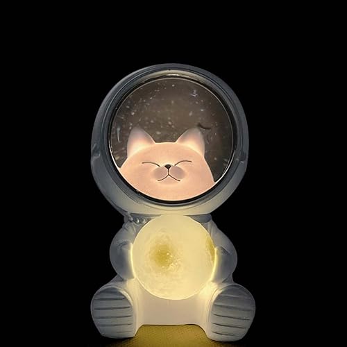 Miniatura 2 de Luz nocturna LED de gato proyector de luz de astronauta suave para dormitorio lámpara creativa de Guardianes de la Galaxia para decoración del hogar
