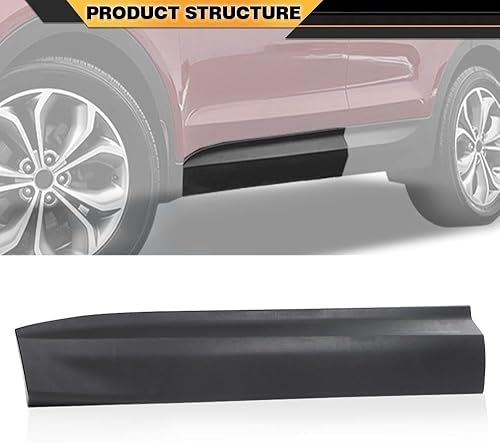 Miniatura 9 de Guarnición de la puerta del lado del conductor del lado del conductor inferior compatible con Hyundai Santa Fe Sport 2013-2018