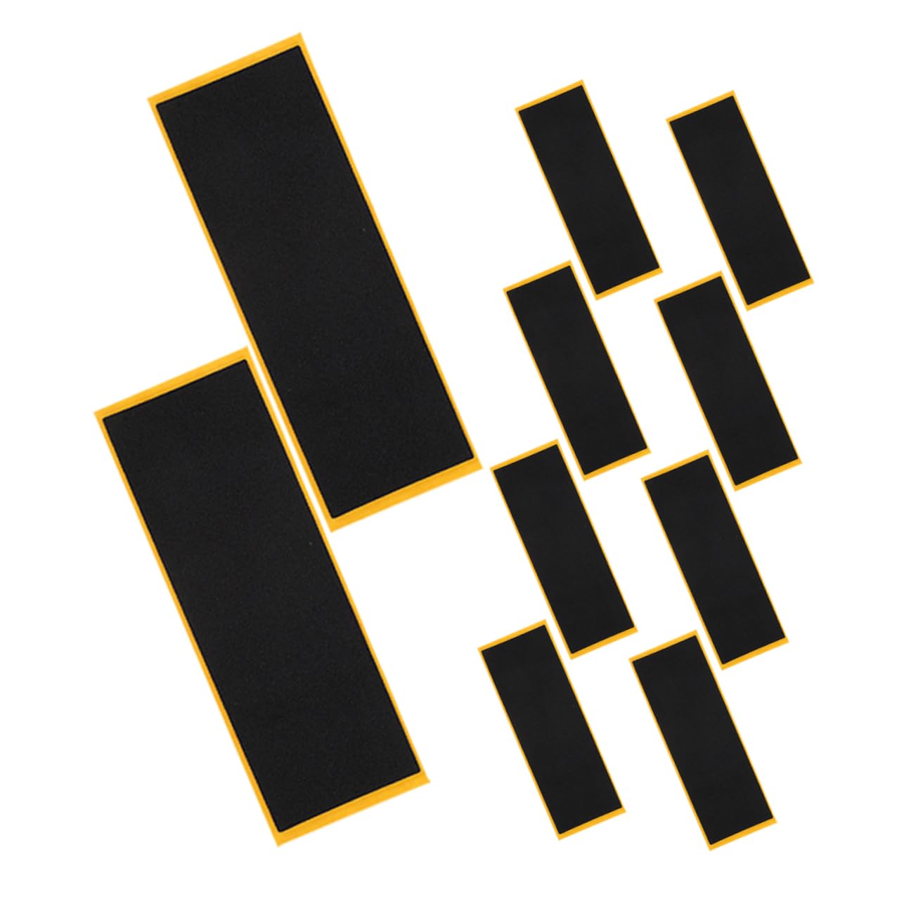 HANABASS 10Pcs Skid Grip Tape Foam Non Slip Stickers for Finger Skateboards Enhanced Control Versatility Easy Application for Tricks Maneuvers