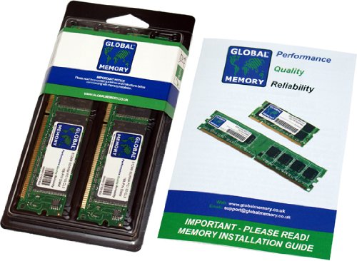Kit RAM SDRAM PC133 133 MHz 168 PIN DIMM MEMORIA da 512 MB (2 x 256 MB), per kit di batteria YAMAHA DTXTREME III e YAMAHA MOTIF ES6/ES7/ES8