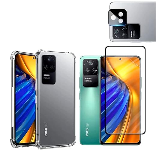 Kit Capa e Película 3D e Película Câmera P/Xiaomi Poco F4