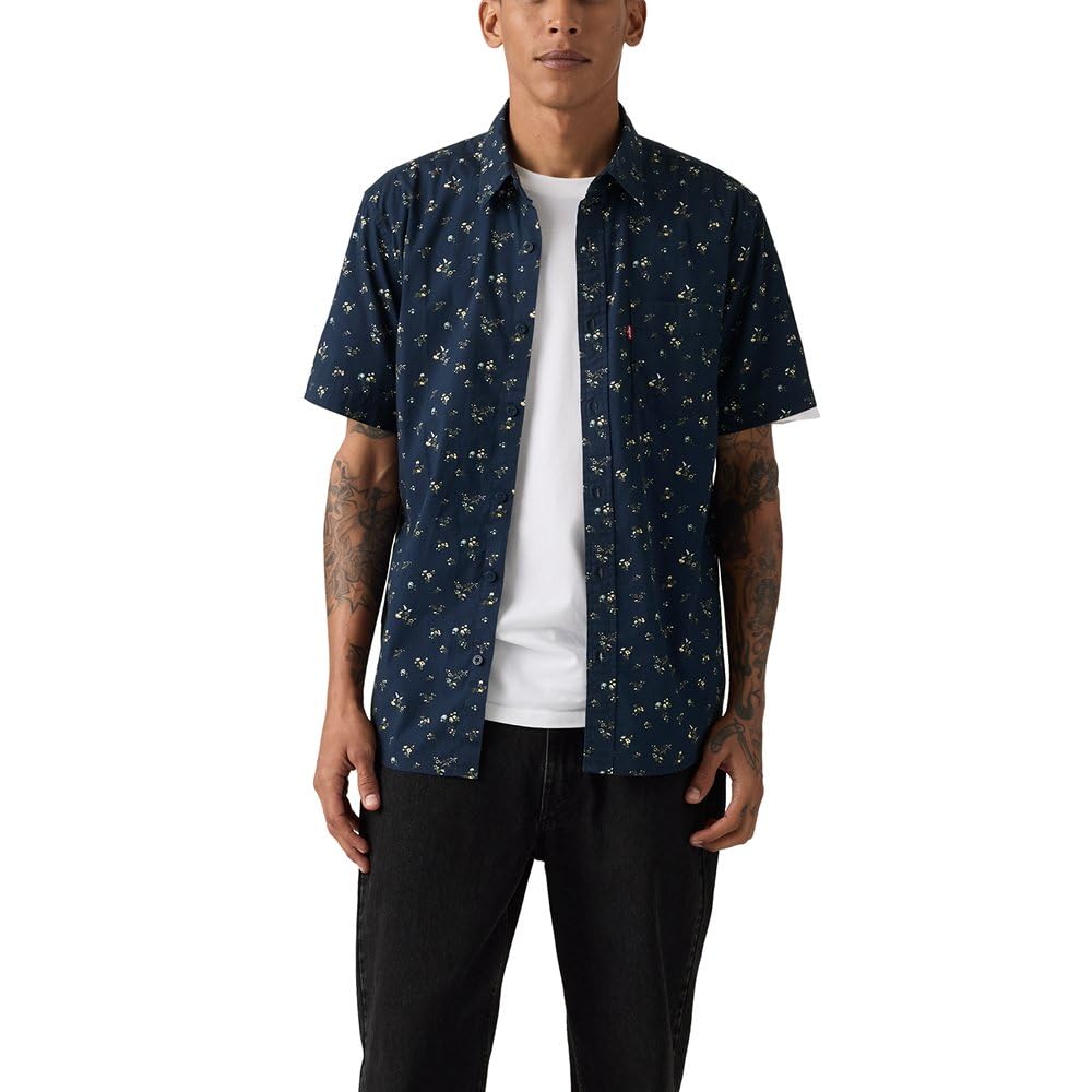 Levi's Men's Classic 1 Pocket Short Sleeve Button Up Shirt (Also Available in Big & Tall)