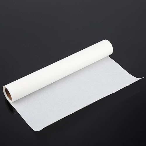 Miniatura 9 de 12 pulgadas x 240 pies, hojas de papel pergamino para hornear, rollo de papel pergamino de 240 pies cuadrados para hornear, papel de horno blanco