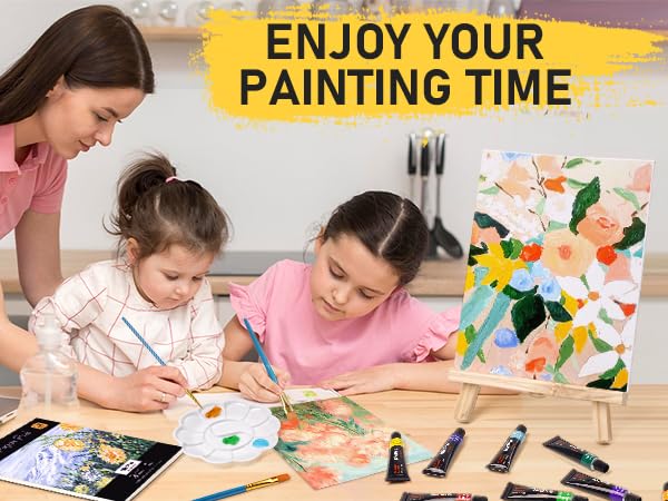 Image of Gouache Paint Set - 12 Vibrant Colors for Artists, Students, & Beginners - Opaque, Water-Based Paints for Canvas, Paper, and Illustration - Rich Pigments, Fast-Drying, Non-Toxic Art Supplies
