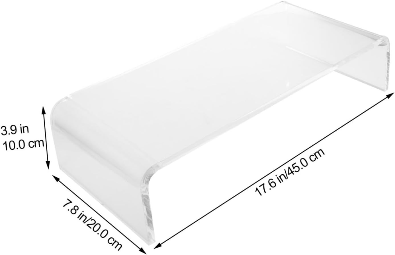 Levemolo Cat Acrylic Keyboard Cover Monitor Stand Riser Multi-Functional Protector for Desktops Space-Saving Design Compatible Keyboards