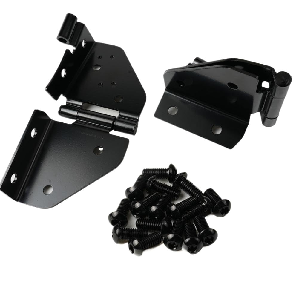 Nwugfdk Onecolor Windshield Hinges Set Compatible With Cj5 Cj7 1976-1995 Pair