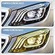 Scheibentönungsfolie Auto 120 * 30cm Scheinwerfer Folie Wasserdicht Auto Scheinwerfer Folie Tönungsfolie Nebelscheinwerfer Tint Film for Car Rear Lights Fog Lights Headlight Film Gelb