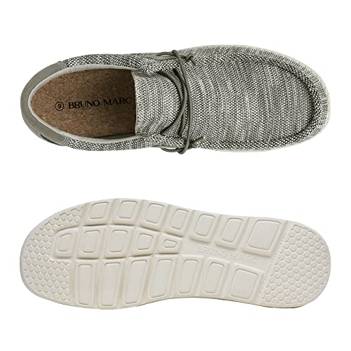 Bruno Marc Men's Casual Slip-on Loafers Stretch Shoes,Size 11,Splice Grey,BLS211