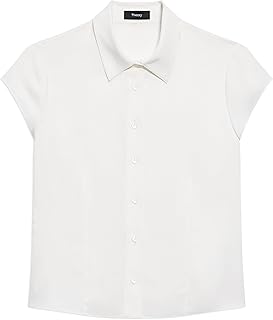 Theory Cap Sleeve Blouse