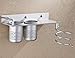 Produktbild cfxdxayd Legierung Bad Haartrockner Halter Speicherorganisator Rack Kamm Zahnpasta Bürstenhalter Badezimmer Set