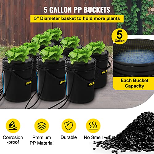 Vevordwchydroponicsystem5gallon8bucketsdeepwaterculturegrowingbuckethydroponicsgrowkitwithpumpairstoneandwaterleveldeviceforindooroutdoorleafyvegetables Urban Country Home Decor Vevor dwc hydroponic system 5 gallon 8 buckets deep water culture growing bucket hydroponics grow kit with pump air stone and water level device for indooroutdoor leafy vegetables urban country home decor
