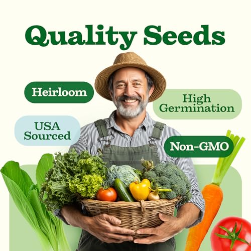 HOME GROWN 55 Vegetable Seeds Pack 28,000+ Non-GMO Heirloom Seeds for Planting Vegetables, Survival Seed Vault, Garden Kit for Spring Fall Winter, Gift for Gardeners - Image 3