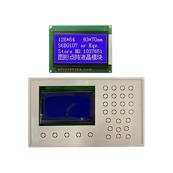 128x64 12864A LCD Display Module Plastic 93x70mm 5v Green Blue White NT7108 Or Compatible Control IC 20pin New 2026 Electronic & Accessories