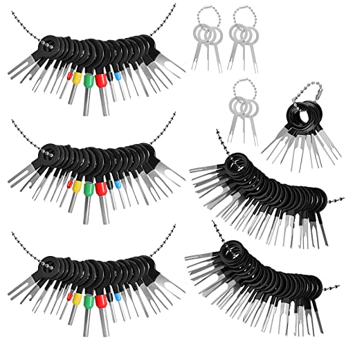 Mwbfpafc 109 Pcs Terminal Removal Tool Kit Terminal Ejector Kit Auto Electrical Wiring Crimp Connector Pin Repair Remover Key Tools Set For Most Car Connector Terminal #TOP1