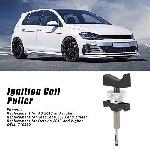 Zündspulen-Abzieher, Ignition Coil Puller, T10530 Zündspulen-Abzieher, Karbonstahl, ABS, Rutschfester, Komfortabler Griff, Ersatz für Seat