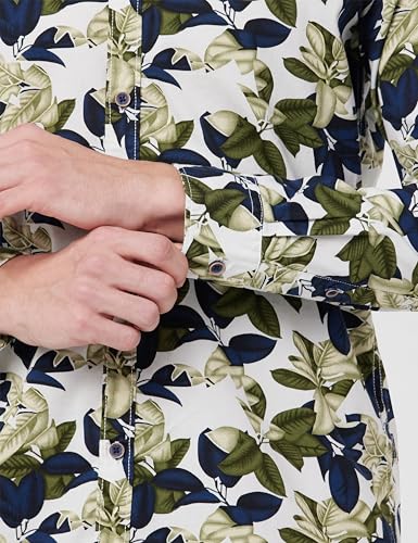 Image of Pepe Jeans Men's Casual Shirt | Trendy Printed Shirt for Men| Regular Fit | Full Sleeve | Available in Plus Size, Cotton