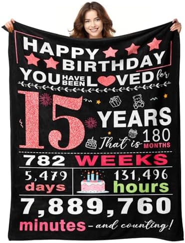 Amazon.com: YPURTSD 15th Birthday Gifts for Teen Girls - 15 Year Old ...
