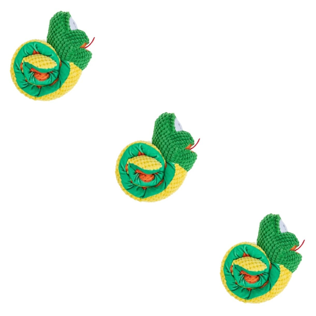 Didiseaon 3piezas Juguete Interactivo para Alfombra De Olfateo Tipo Serpiente para Entrenamiento De Cachorros y Enriquecimiento Mental Resistente y Estimula El Ejercicio y El Aburrimiento