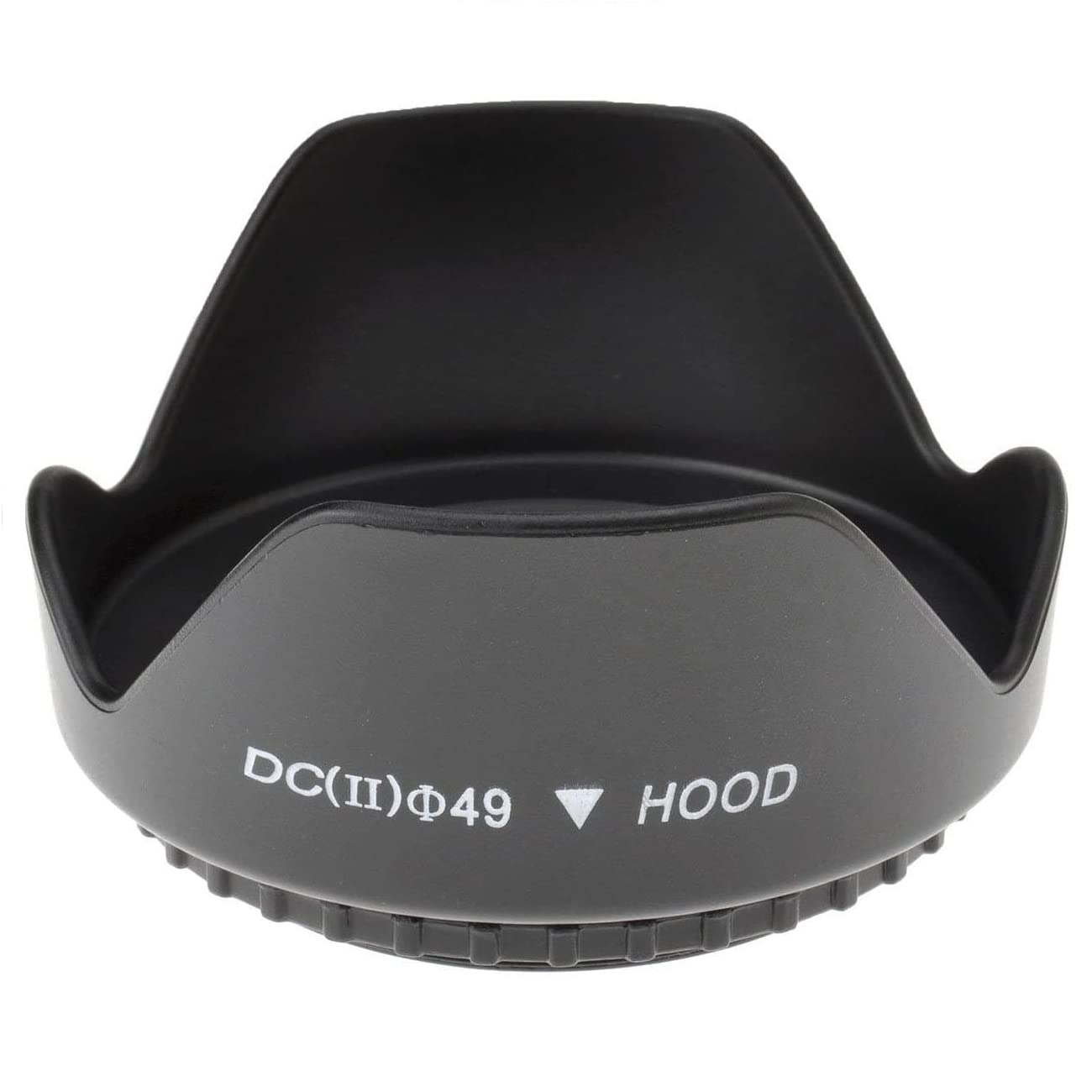 CABLEPELADO Paraluce per Obiettivo 49 mm | Cappuccio per Obiettivo 49 mm | Paraluce a Tulipano | Compatibile con Canon, Nikon, ecc. | Adatto per 49 mm