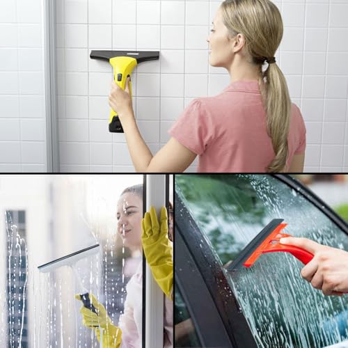 2 Stück Ersatz Gummi Abziehlippe,Gummilippe Abzieher,Gummilippe Schwarz,Duschabzieher,Abzieher Dusche,Duschabzieher Silikon,Duschabzieher Weiß,für Glas,Duschtüren,universelle Flexible Abzieherklinge