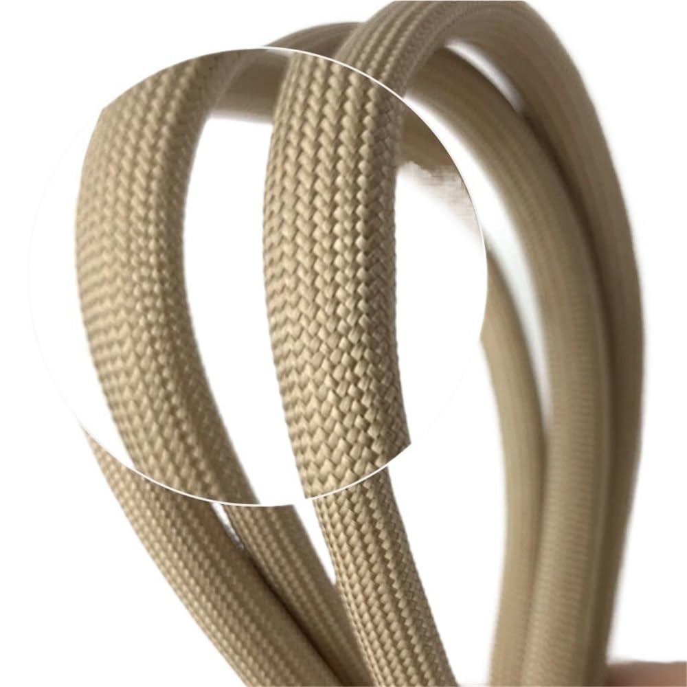 Tubo in fibra di vetro HTG da 1 a 30 mm - Guaina for cavo intrecciata in fibra morbida non alcalina for la protezione del cavo(16MMx10M)