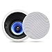 Pyle Home PIC62A 250 Watt 6.5-Inch High Performance Directional Two-Way In-Ceiling Speaker System with Adjustable Treble Control (Pair)