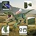 BEMITON Remote Control Dinosaur Toy - Birthday Gifts for 4-7 8-12 Year Old Boys, 2.4GHZ Electronic RC Walking Dino with Spray & Light & Roar for Kids Age 4-12