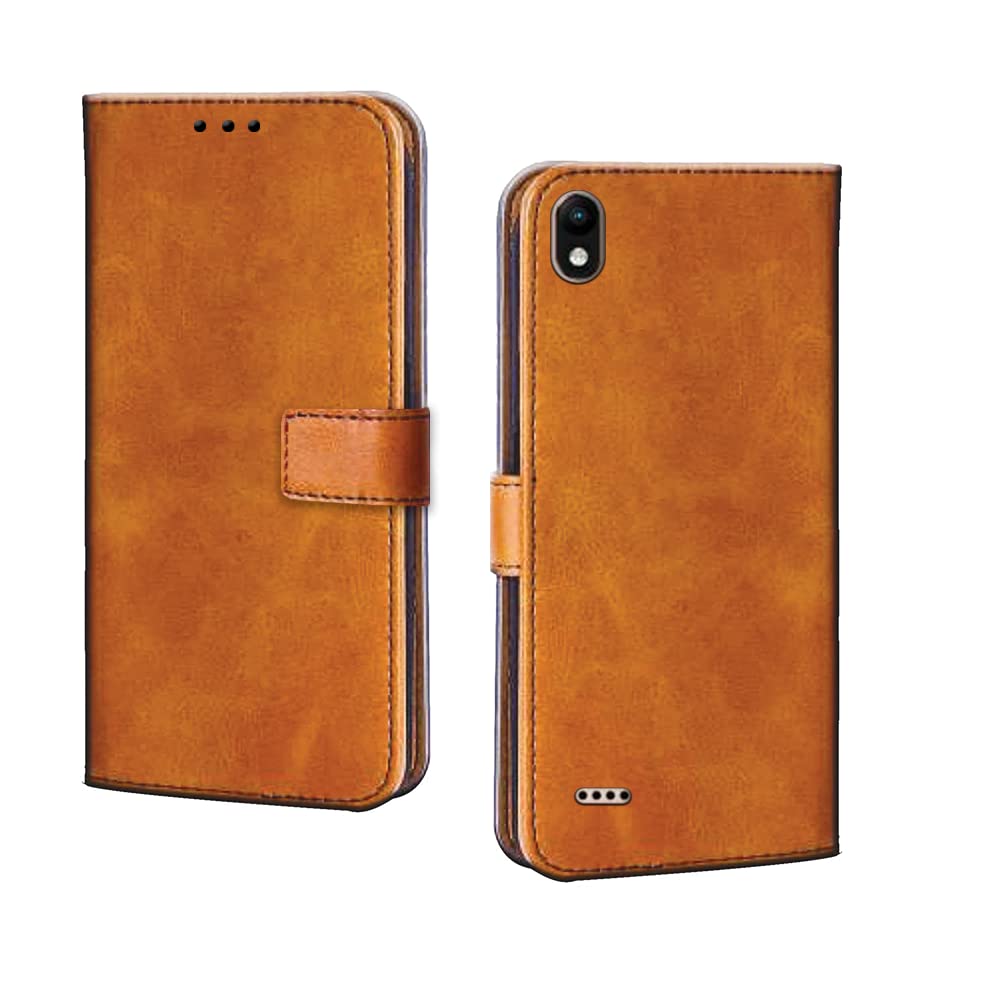 Etechnic Infinix Smart 2 Flip Case | with Card Pockets | Wallet Stand |Complete Protection Flip Cover for Infinix Smart 2-Mango Beige (B0BNFZWBQM) Amazon Price History, Amazon Price Tracker