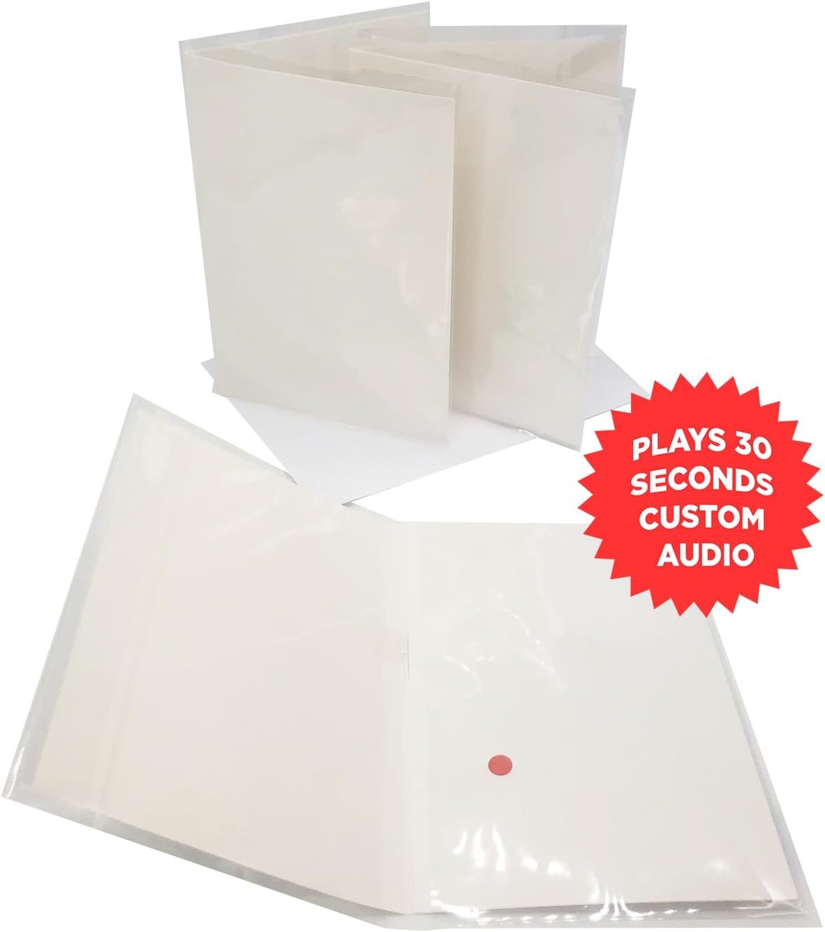 3 PACK. Personalized Audio Greeting Cards, A5 Size, 30 Second Recording, Perfect for unique make your own cards. - Image 6