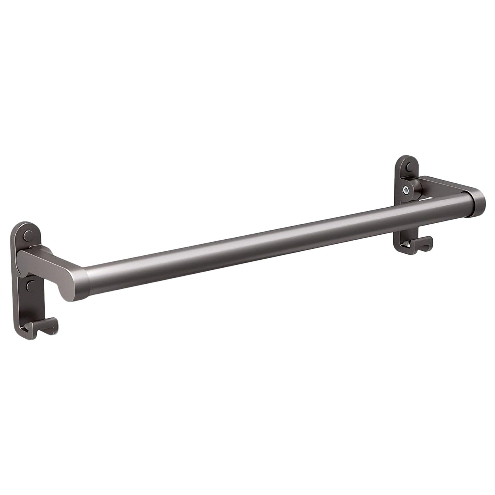 Single Bar No Punch Towel Organizer, Wall Mounted Towel Bar Bath Accessories for Apartment Home Bathroom Shower, Space Aluminum Heavy Duty Towel Holder, Rustproof(60cm/23.6in)