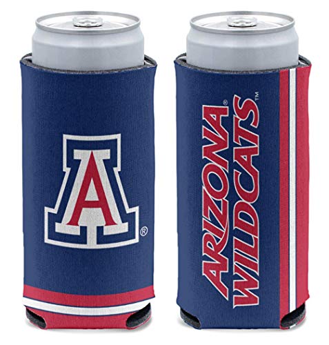 WinCraft NCAA Arizona Wildcats 2-Sided Slim Can Cooler 1-Pack