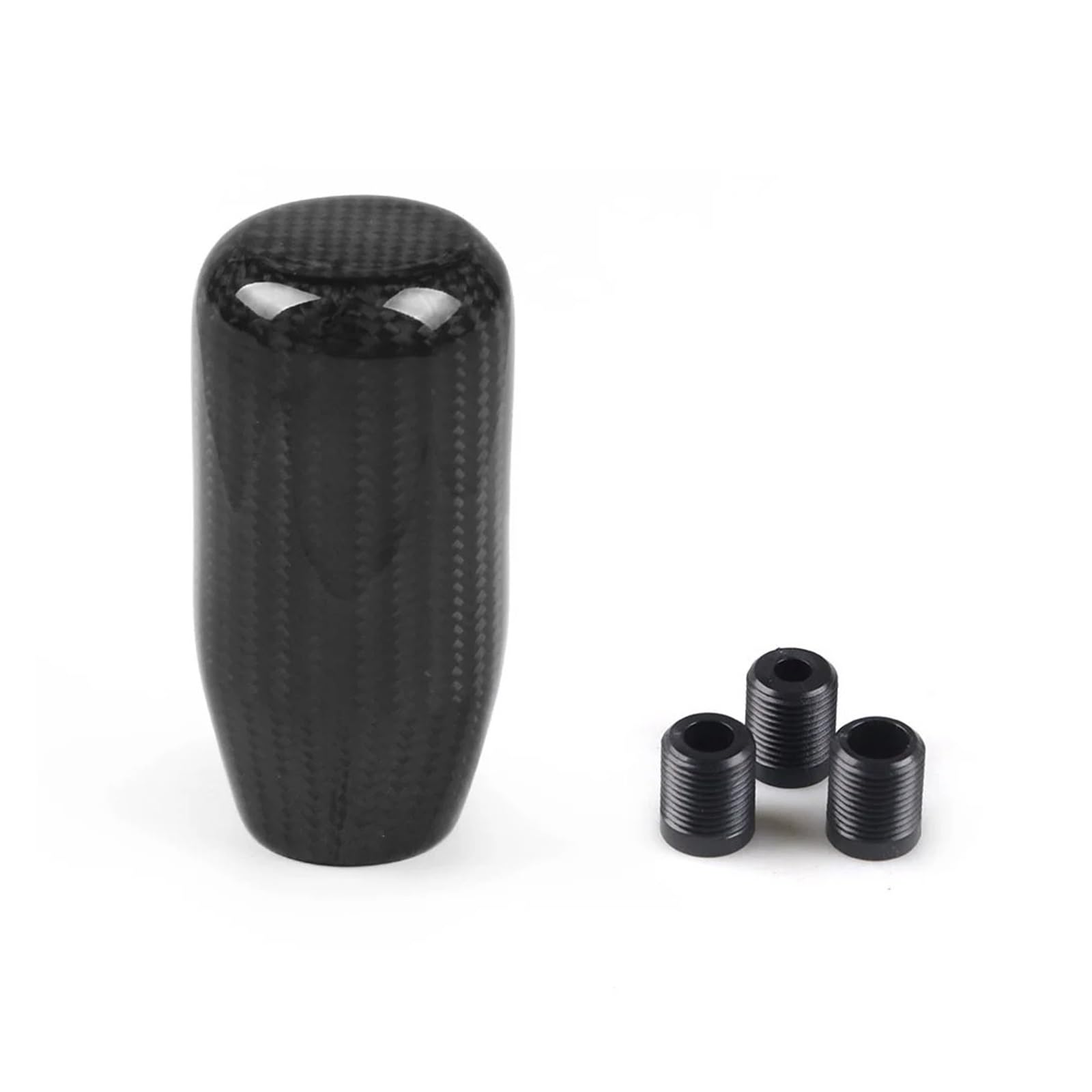 Sauanmnktp 73Mm Black Gearshift Knob For 5/6 Speed Gear Shift Knob Round Ball Shape Manual Transmission Shifter Lever