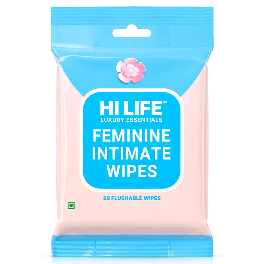 Hi Life Feminine Intimate Wipes, Flushable, pH Balanced, Fragrance-Free, Hypoallergenic, 70 GSM Paper-image-11