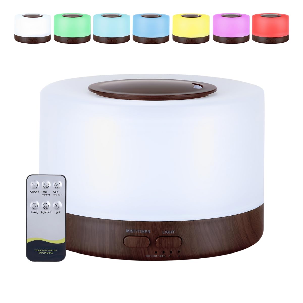 Difusor de Ambiente Elétrico De 500ml Aromatizador de Ambiente Elétrico Para Óleos