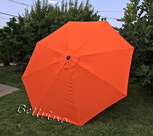 BELLRINO DECOR Replacement Strong and Thick Umbrella Canopy for 9ft 8 Ribs