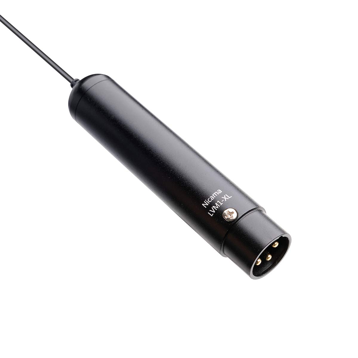 Nicama XLR Micro Cravate, Microphone Lavalier pour Sony Nikon Canon Panasonic Caméscopes Zoom H4n H5 H6 TASCAM Enregistreurs Audio