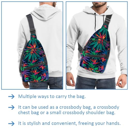 Bolso bandolera floral de hombre: la solución impermeable para tus viajes 2