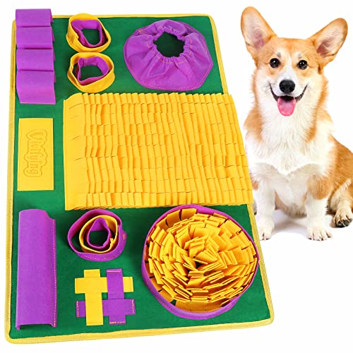 Tapis à renifler chiens jouets interactifs anti-glouton stimulation mentale - 2