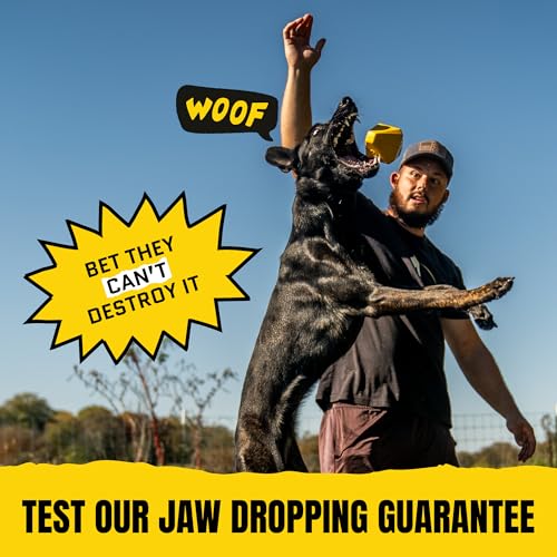 WoofBite Virtually Indestructible Diamond Dog Toy - Tough Chew Toy for Medium/Large - image 5