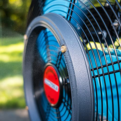 Oemtools 23978 20” Tilting Pedestal Misting Fan, Outdoor Fans For Patios, Waterproof Misting Fans For Outside, Fan With Mist, Fan Misters For Cooling, Outdoor Fan With Mister For Patio, Waterproof #TOP5