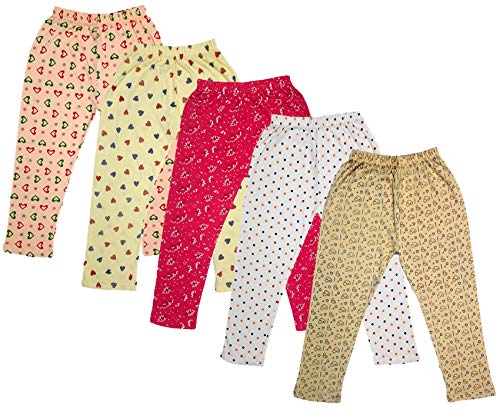 Image of indi weaves Girls Super Soft Cotton Solid Capri Pants Pack of 2