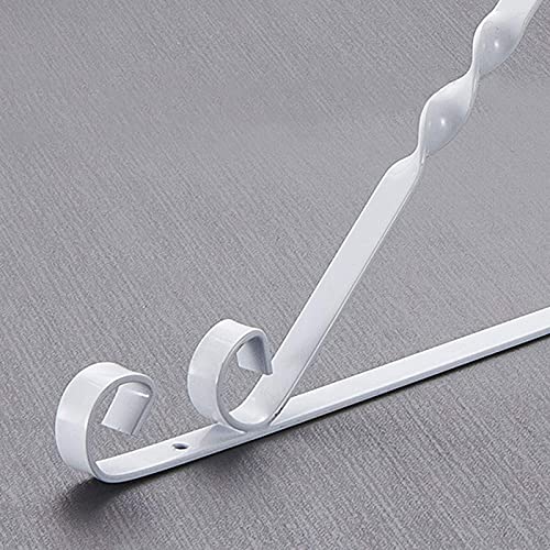 Support d'étagère en Forme de L avec vis équerre métallique renforcée 4 pièces