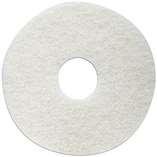 PAD MAXICLEAN 5 PEZZI Bianco 9 pollici 228 mm per lavapavimenti e monospazzole