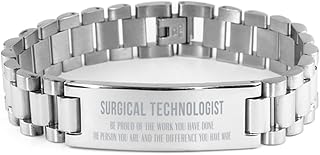 Surgical Technologist Be proud of the work you have done Surgical Technologist Ladder Bracelet Gifts for Coworker, Surgical Technologist Appreciation Gifts for Women or Men, Thank you Surgical