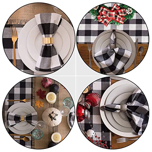 Almohadillas de mesa de algodón de 4 piezas de estilo clásico 7