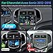 8Core+4G RAM Android 13 Radio for Chevy Sonic Aveo 2012-2016: 9 Inch 1280 * 800 IPS Touch Screen with Wireless Carplay Android Auto 5G WiFi Bluetooth 1080P Backup Camera GPS Navigation SWC FM/AM